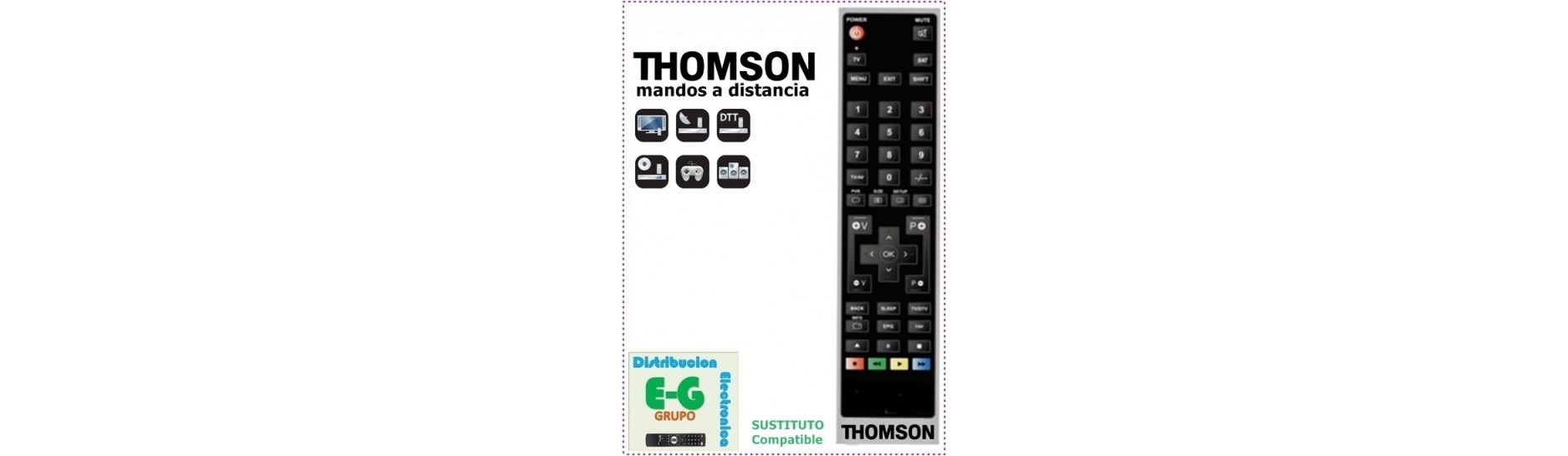 THOMSON Mandos para Televisión | Comprar Mandos THOMSON para Televisión