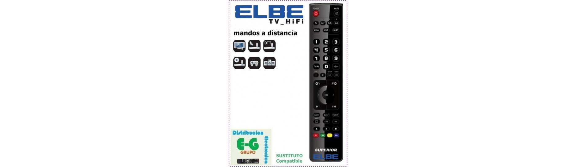ELBE Mandos para Televisión | Comprar Mandos ELBE para Televisión
