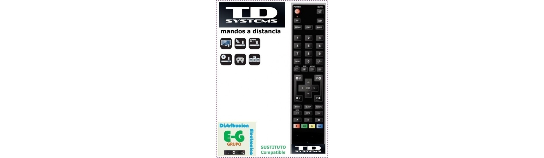 TD SYSTEMS Mandos para Televisión | Comprar Mandos TD SYSTEMS para Televisión