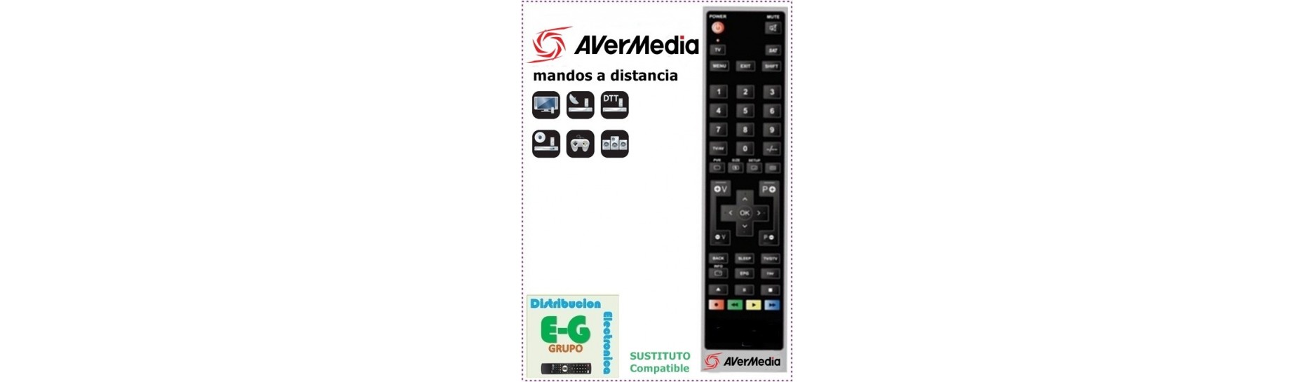 AVERMEDIA Mandos para Televisión | Comprar Mandos AVERMEDIA para Televisión