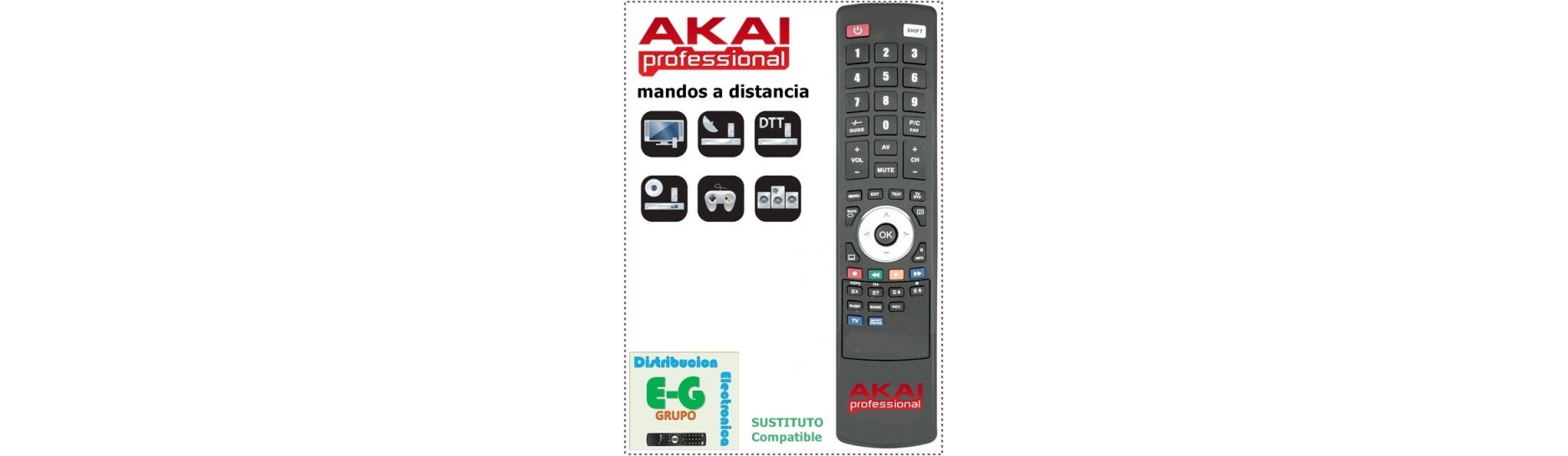 AKAI Mando para Televisión | Comprar Mando AKAI para Televisión