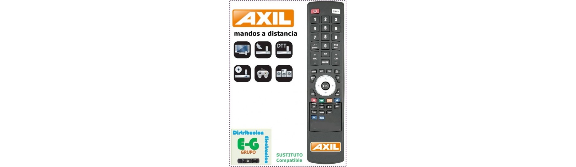 AXIL Mando para Televisión | Comprar Mando AXIL para Televisión