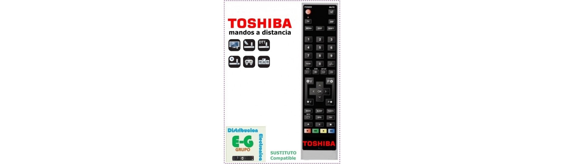 Mando para Televisión TOSHIBA | Comprar Mando para Televisión TOSHIBA