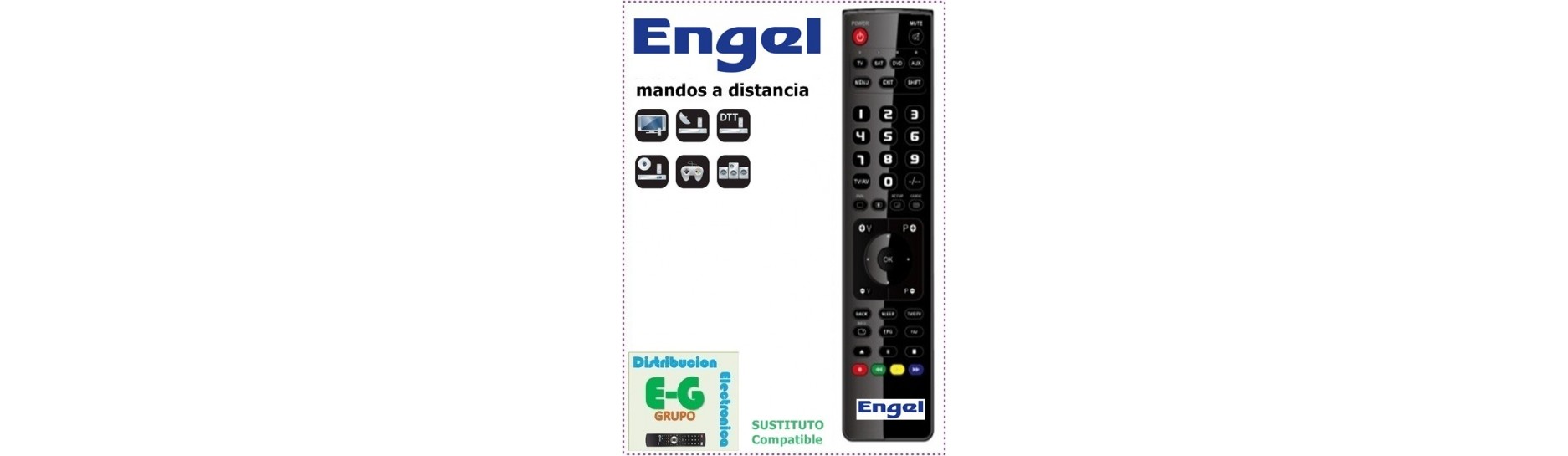ENGEL Mandos para Receptores SAT y TDT | Comprar ENGEL Mando para Receptor SAT y TDT