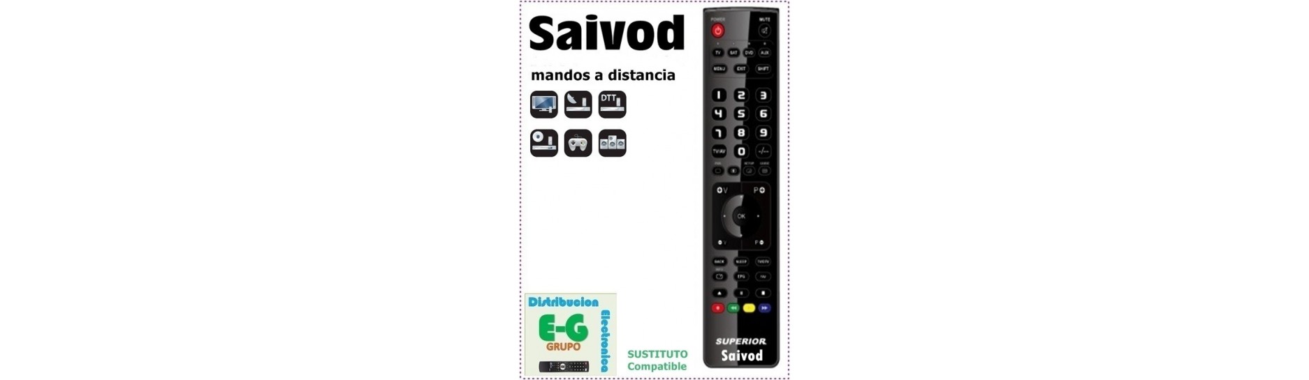 Mando para Televisión SAIVOD | Comprar Mando para Televisión SAIVOD
