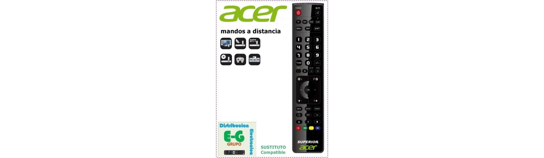 Mandos ACER para Proyector | Comprar Mando para Proyector ACER