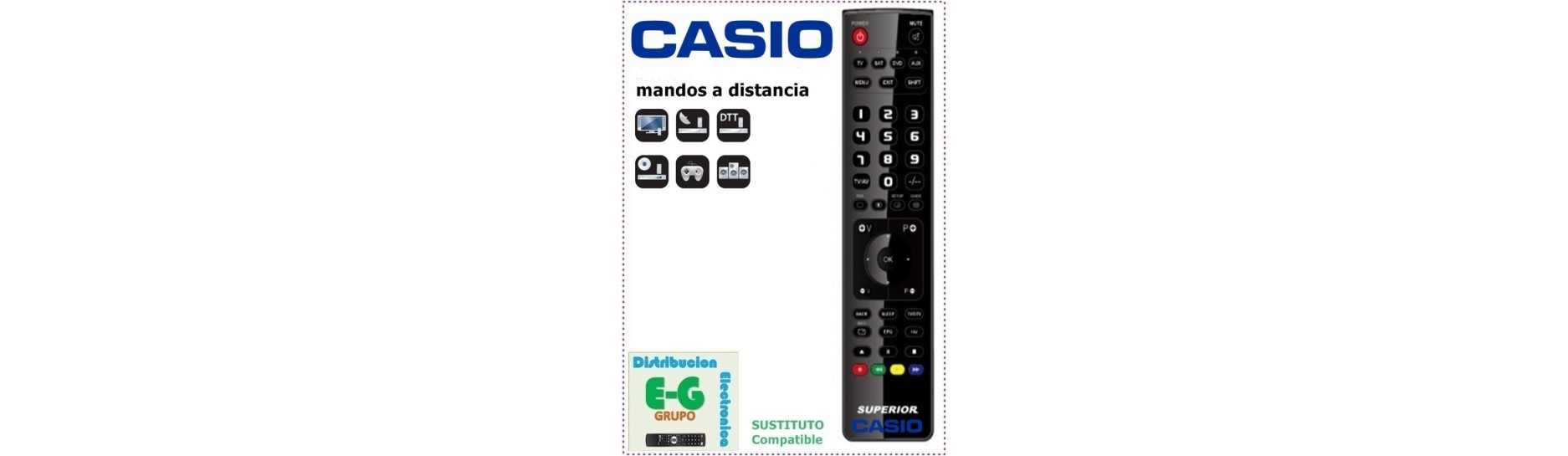 Mandos CASIO para Proyector | Comprar Mando para Proyector CASIO