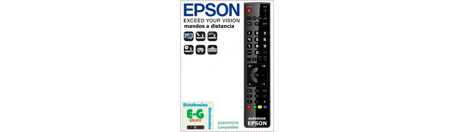 Mandos EPSON para Proyector | Comprar Mando para Proyector EPSON