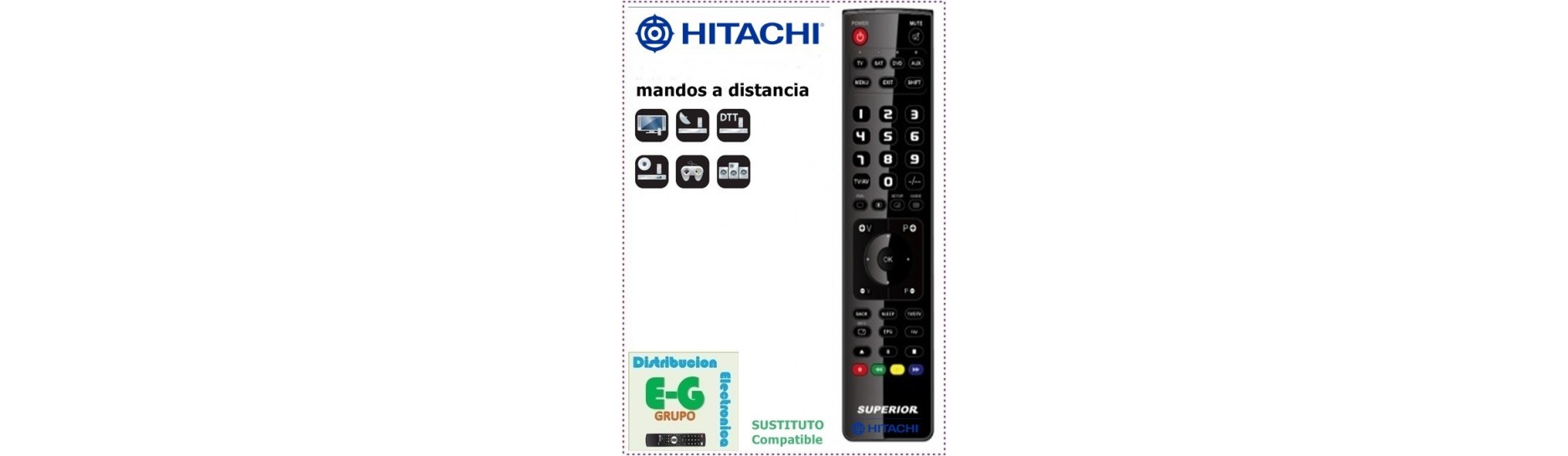 Mandos HITACHI para Proyector | Comprar Mando para Proyector HITACHI