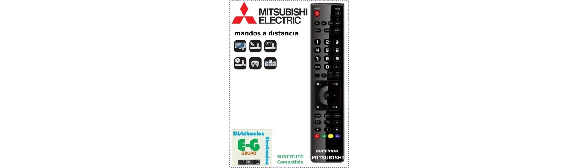 Mandos MITSUBISHI para Proyector | Comprar Mando para Proyector MITSUBISHI