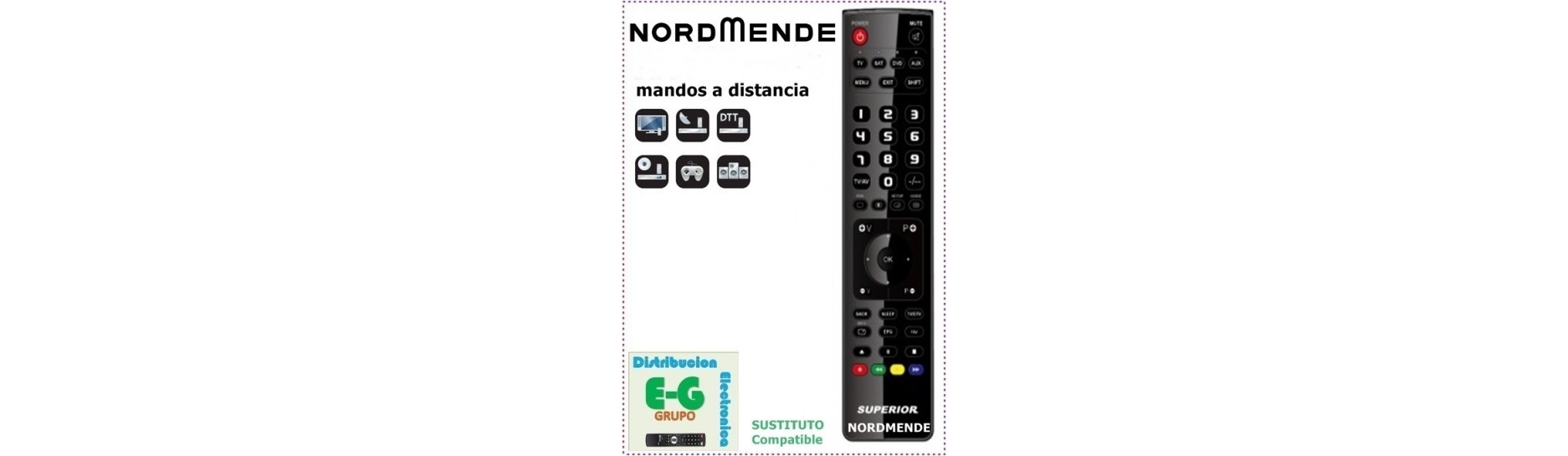 Mandos NORDMENDE para TV | Comprar Mando para Televisión NORDMENDE