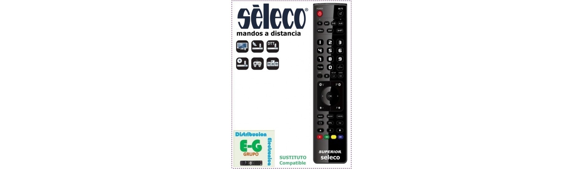 Mandos SELECO para Televisión | Comprar Mando para Televisión SELECO