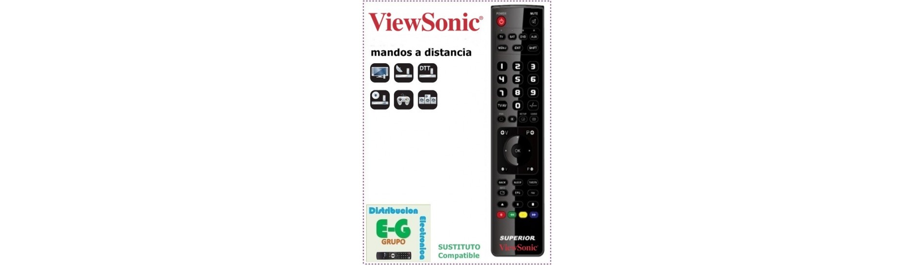 Mandos VIEWSONIC para Proyector | Comprar Mando para Proyector VIEWSONIC