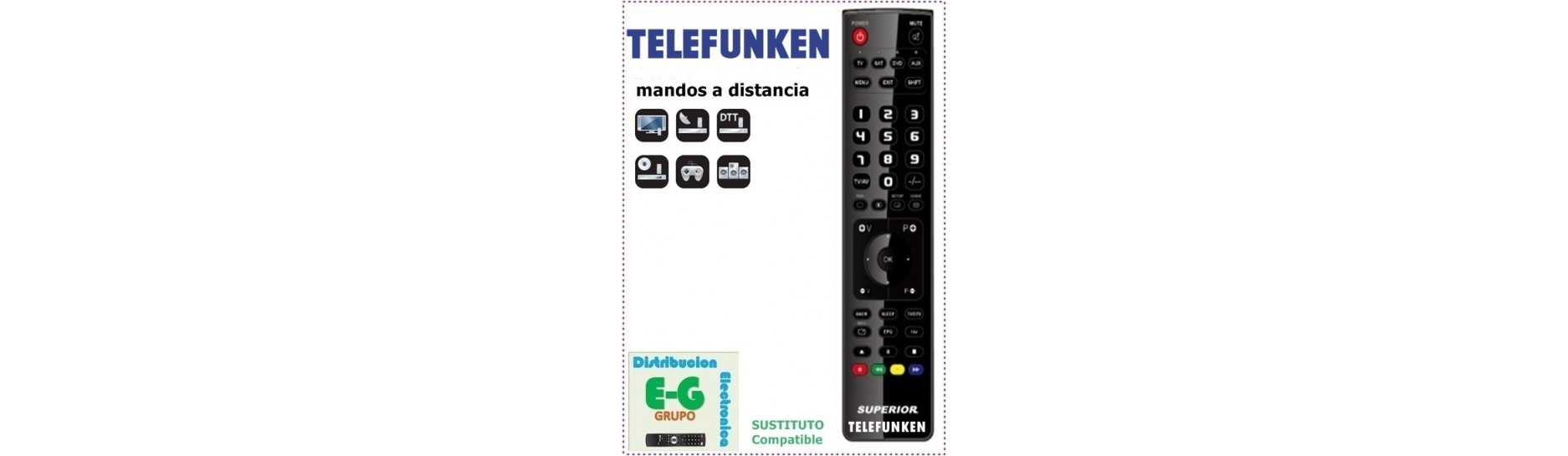 Mando para Televisión TELEFUNKEN | Comprar Mando para Televisión TELEFUNKEN