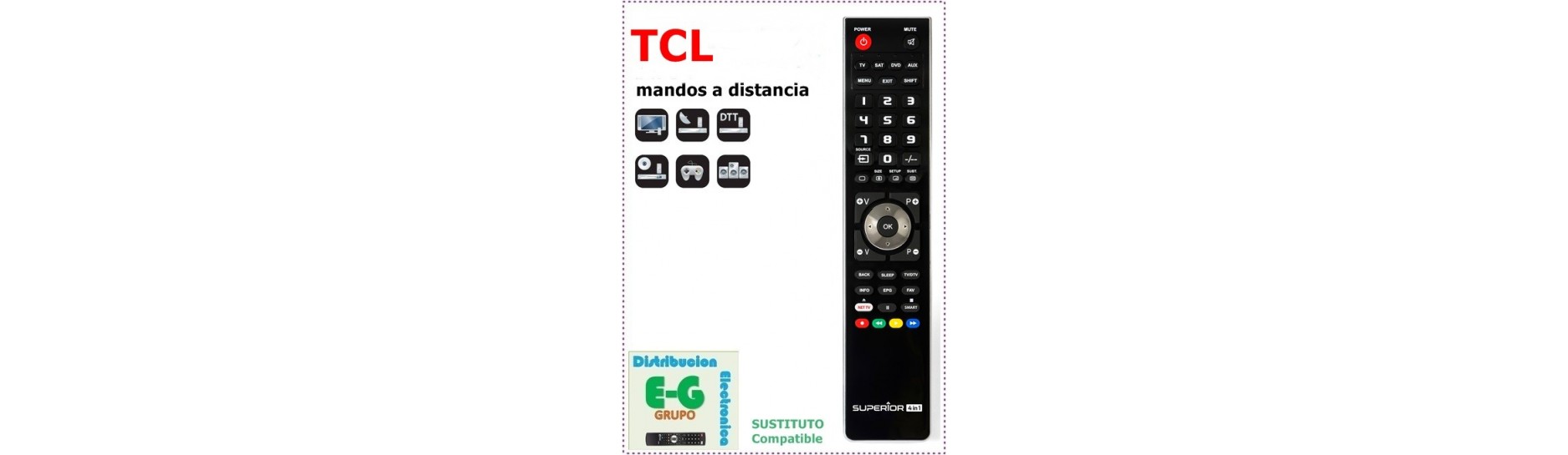 TCL Mandos para Televisión | Comprar Mandos TCL para Televisión