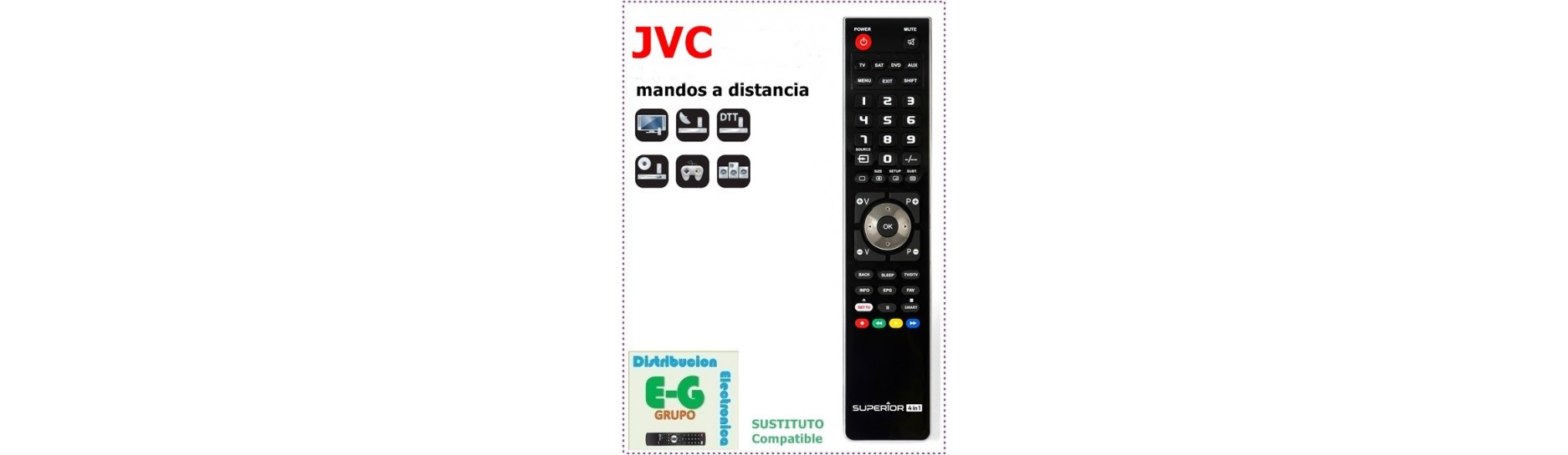 Mando para Televisión JVC | Comprar Mando para Televisión JVC