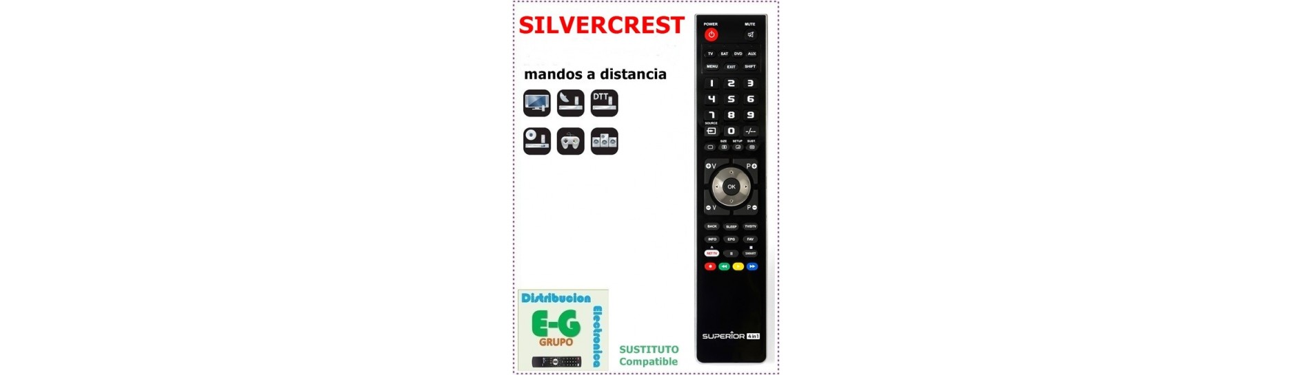 Mando para Televisión SILVERCREST | Comprar Mando para Televisión SILVERCREST