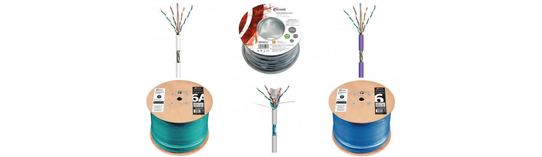 Rollos de Cable para REDES y Telefonía | Comprar Mantenimiento de Redes