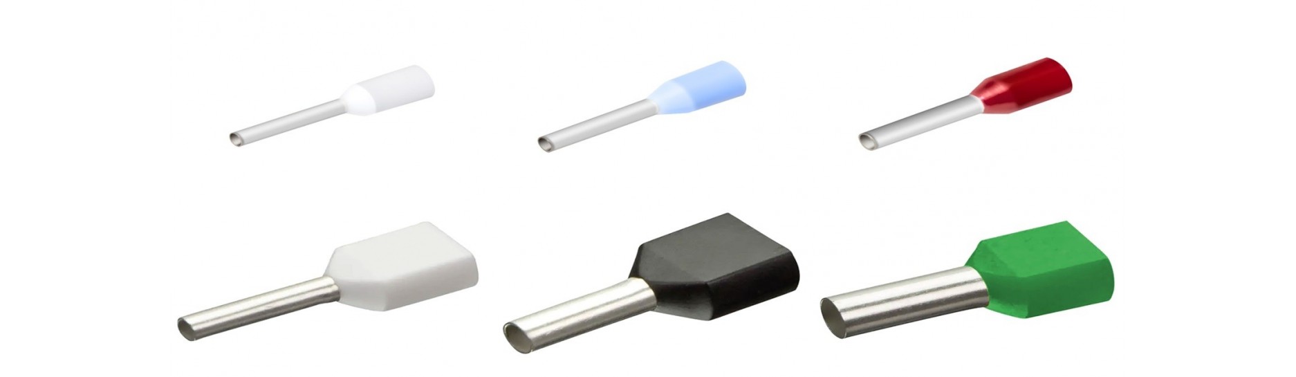 Terminales para extremo de cables (Punteras) | Comprar Terminales para extremo de cables