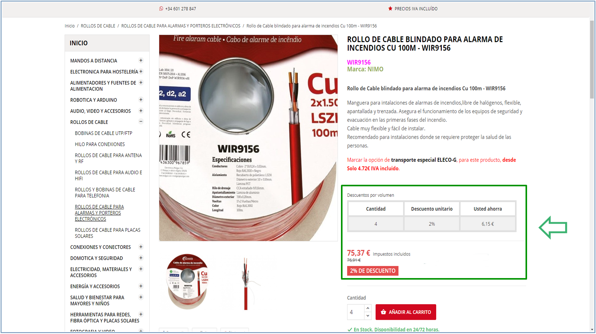 descuentos en la web